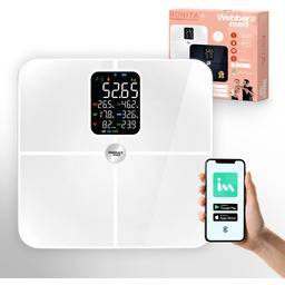 Waga Łazienkowa Analityczna 16 Parametrów Apple Health, Google