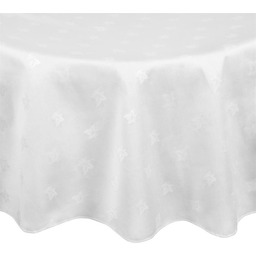 Mitre Luxury Obrus biały 230(Ø) cm I Mitre
