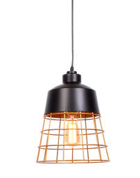 LAMPA WISZĄCA INDUSTRIALNA LOFT CZARNA BAGSY