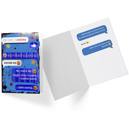 Kartka urodzinowa z kopertą Czat - 1 szt.