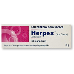 HERPEX krem, 2g -> Odbiór w Żabce!