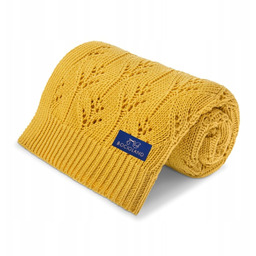 Bocioland kocyk bambusowo-bawełniany Milano 80/100 miodowy