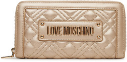 Duży Portfel Damski LOVE MOSCHINO JC5600PP1MLA196A Złoty