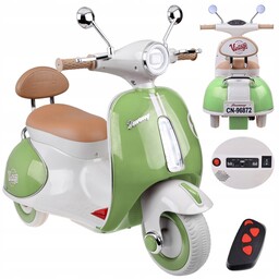 Klasyczny Skuter Motor Motorek Retro Vintage Na Akumulator