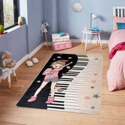 Dywan dla dzieci KIDS piosenkarka pianino