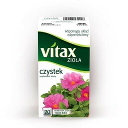 Vitax Zioła Czystek Ex20 herbata ekspresowa ziołowa