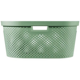 CURVER Kosz na pranie Infinity Recycled 40L Zielony