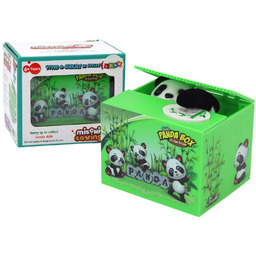 Skarbonka Panda Nauka Oszczędzania Miś Zielone Pudełko