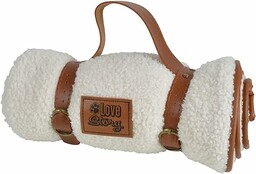 Love Story, Poliester Loop wełniany pled 70 x