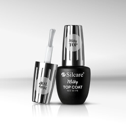 Silcare Top Coat Milky No Wipe 9 ml