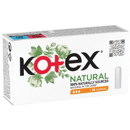 KOTEX Natural Tampony Normal, 16 szt.