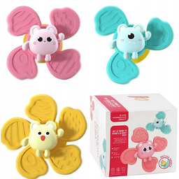 3X Fidget Spinner Dla Niemowląt Sensoryczna Wirująca Zabawka