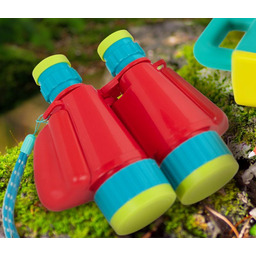 Regulowana dziecięca lornetka z osłonkami i paskiem