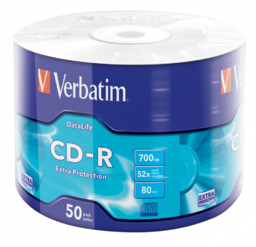 Płayty Verbatim CD-R Extra Protection 700MB x52 Szpindel