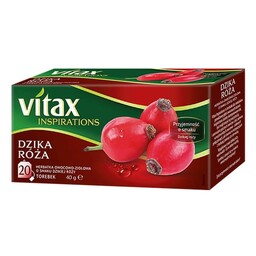 Vitax Inspirations Dzika Róża Ex20 herbata ekspresowa owocowa