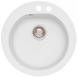 ALVEUS Zlewozmywak jednokomorowy Niagara 10 1121111 Biały 51x51