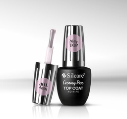 Silcare Top Coat Creamy Rose No Wipe 9
