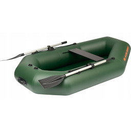 Ponton Kolibri K-220T z podłogą rolowaną, pawężą zielony