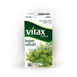 Vitax Zioła Koper Włoski Ex20 herbata ekspresowa ziołowa