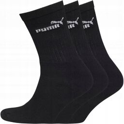 Skarpetki długie Puma 3-pak crew czarny