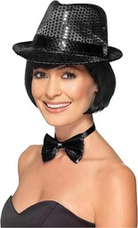 Sequin Trilby Hat