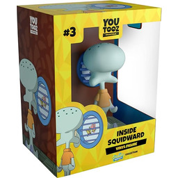 Wewnątrz figurka winylowa Squidward, 10 cm Squidward Collectible,