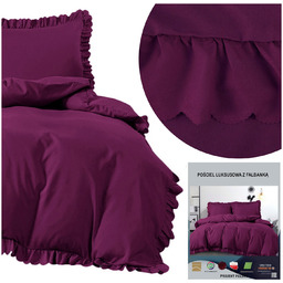 Pościel 160 x 200 3cz z Falbaną Jowita