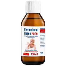 Paracetamol Hasco Forte 240 mg/5 ml dla niemowląt