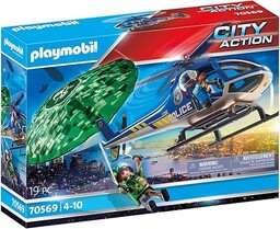 PLAYMOBIL City Action 70569 Policyjny śmigłowiec: Ucieczka ze