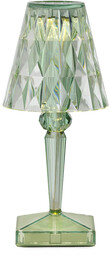 Kartell - Battery Portable Lampa Stołowa IP54 Miętowy