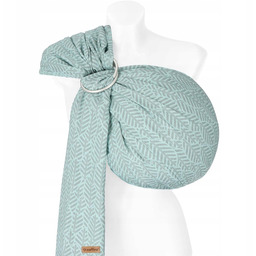 Chusta kółkowa Hug Me N16 Miętowe Liście Zaffiro