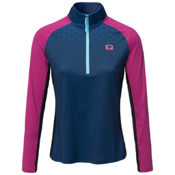 Damska Bluza do Biegania IMIRMO WMNS BLUE DEPTHS/FESTIVAL