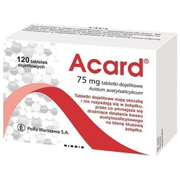 Acard 75 mg, 120 tabletek