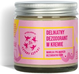 MYDLARNIA CZTERY SZPAKI Delikatny dezodorant w kremie bez