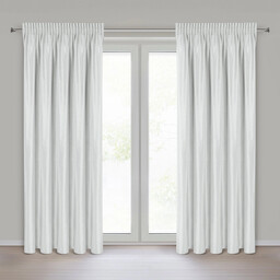 Zasłona welwetowa biała ZYB-01