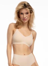 Biustonosz miękki bezszwowy beżowy Infinity Soft Bra Julimex