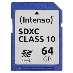 MEMORY SDXC 64GB C10/3411490 INTENSO