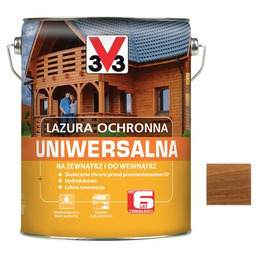 Lazura ochronna uniwersalna Ciemny Dąb 5 l V33