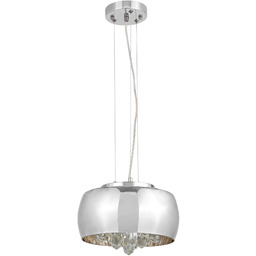 NOWOCZESNA LAMPA WISZĄCA CHROMOWANA TOSSO D30