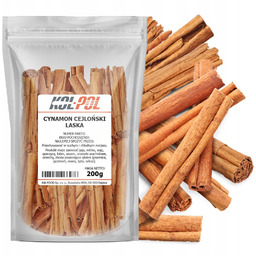 CYNAMON CEJLOŃSKI LASKI 200g Oryginalny Laska Cynamonu jakość