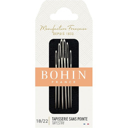 BOHIN France Gobelin Igły Asortyment Zestaw - Niklowany,