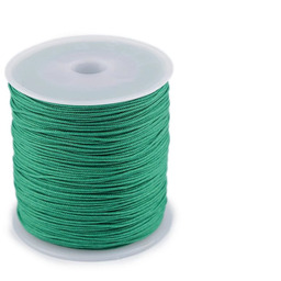 Sznurek jubilerski woskowany 0,5mm x 100m zielony