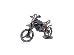 Metalowy model motocykla Motocross. Prezent dla wyczynowego motocyklisty