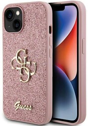 Etui Guess Glitter Script Big 4G na iPhone