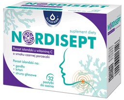 NORDISEPT porost islandzki z witaminą C o smaku
