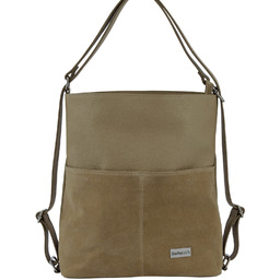 Barberinis Torebka plecak z zamszem - Beżowa