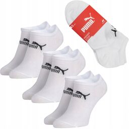 Skarpetki stopki Puma sneaker 3-pak biały