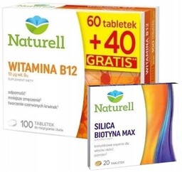 Naturell Witamina B12, 100 tabletek do żucia