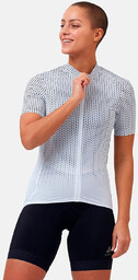 Koszulka rowerowa damska Odlo Stand-up collar ZEROWEIGHT rozpinana