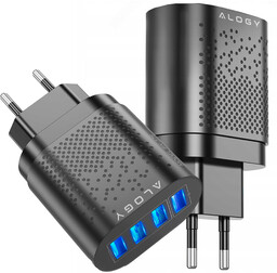 Szybka ładowarka sieciowa Alogy 4x USB Quick Charge